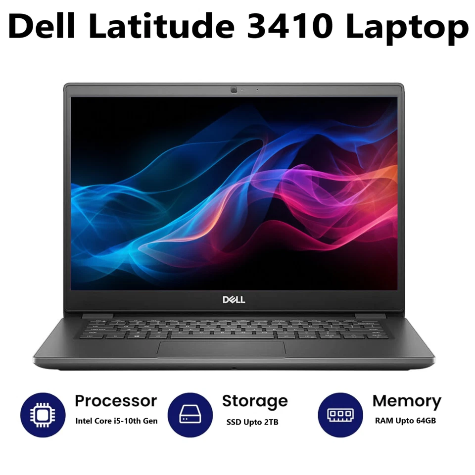 Dell Latitude 3410 · i5-10310U · 64GB · 2TB, photo 2 of 5
