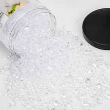 Vase Fillers for Centerpieces Home Deco,8700 Pieces Clear Diamond Table Confe...