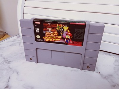 SNES SPIEL SUPER MARIO RPG LEGEND OF THE SEVEN STARS - % AUTHENTIC - NTSC / USA 