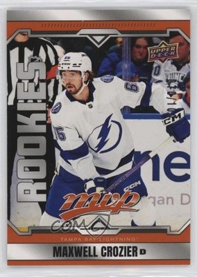 2024-25 Upper Deck MVP SP Orange 70/100 Maxwell Crozier #246 Rookie RC 1s3g