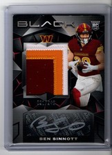 2024 Panini Black - Rookie Patch Autograph Ben Sinnott #237 /249 (AU, MEM, RC)