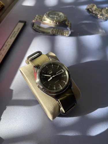 Seiko 5 Automatic Japan Import 24HR Dial Mens Watch - Picture 9 of 14