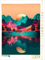 Calvendo Puzzle Minimalist Paradise | 1000 Pieces, Finished Size 25.2 × 18.9 In