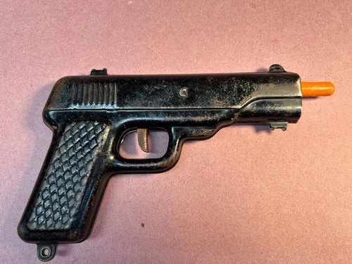 Rare Antique Marx Toy Pistol Pressed Steel