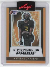 Xavier Townsend 2024 Leaf Pro Set 1/1 Proof Gold UCF Knights