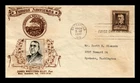 DR JIM STAMPS US COVER JAMES W RILEY FAMOUS AMERICANS FDC CROSBY PHOTO CACHET