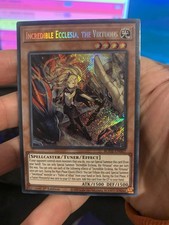 YU-GI-OH! - BODE-EN007 INCREDIBLE ECCLESIA THE VIRTUOUS SECRET RARE 1ST ED MINT