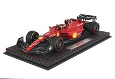 IDX 17 BBR 1 18 Ferrari F1 75 BAHRAIN GP 2022 C. Sainz Ferrari diecast with base