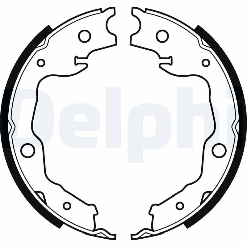 Für DELPHI LOCKHEED HAMULCE LS1999 BRAKE SHOE AXLE SET NISSAN - Bild 3