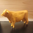 Vintage Hartland Plastic Milk Cow with Horns for Tonka Farm Nylint — photo 3