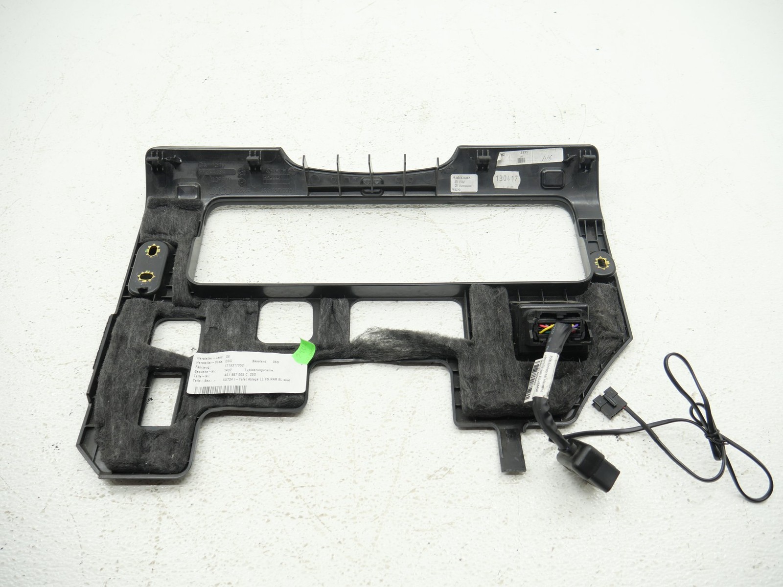 Audi R8 Plus Spyder 2017-2018 Left Lower Dashboard trim panel P/N 4S1857005