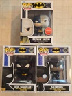 Funko Pop Lot of 3 Batman 460 Batman (Hush), 500 Batwing & 501 Batgirl