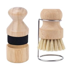 Cutting Board Oil Wax Applicator and Scrub Brush, Butcher Block Wax Applicato...