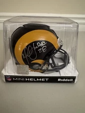 Marshall Faulk Signed Rams Mini Helmet Autograph Auto TriStar 8216460