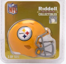 Pittsburgh Steelers NEW RIDDELL 2025 yellow pocket pro helmet NFL