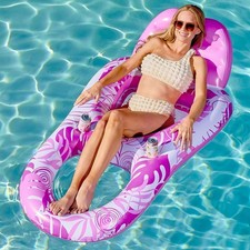SLOOSH Inflatable Pool Floats Lounger Adult, Pool Float Lounge Raft Floaties Wat