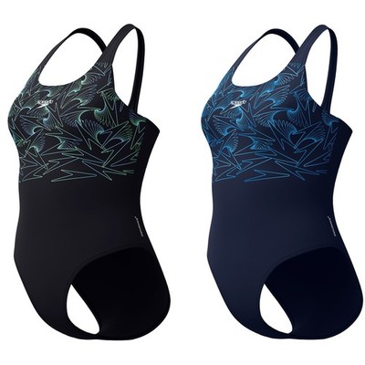 Speedo Badeanzug Schwimmanzug Hyperboom Placement Muscleback für Damen
