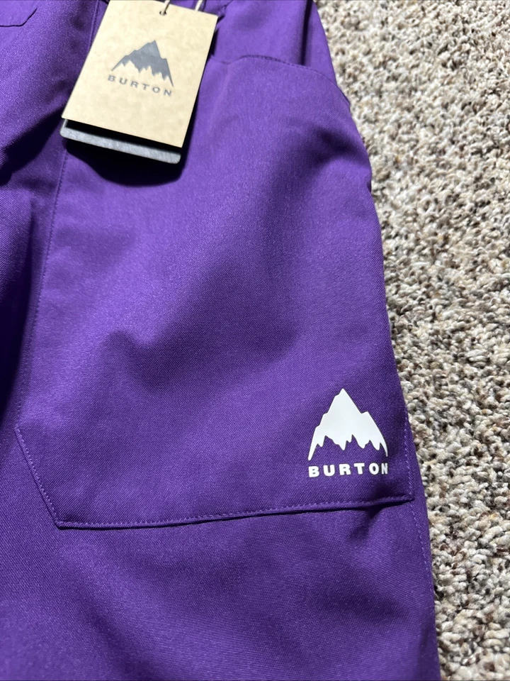 NUEVO CON ETIQUETAS BURTON Avalon Mujer M Medio Púrpura Invierno Snowboard/Esquí Baberos/Pantalones Foto 3 de 4
