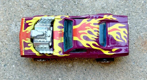 Vintage Hot Wheels Redline RODGER DODGER - Plum Purple - 1970 Hong Kong Base