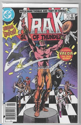 Arak #40 Son Of Thunder DC Comics 1985 Newsstand Thomas DeZuniga Reader Copy