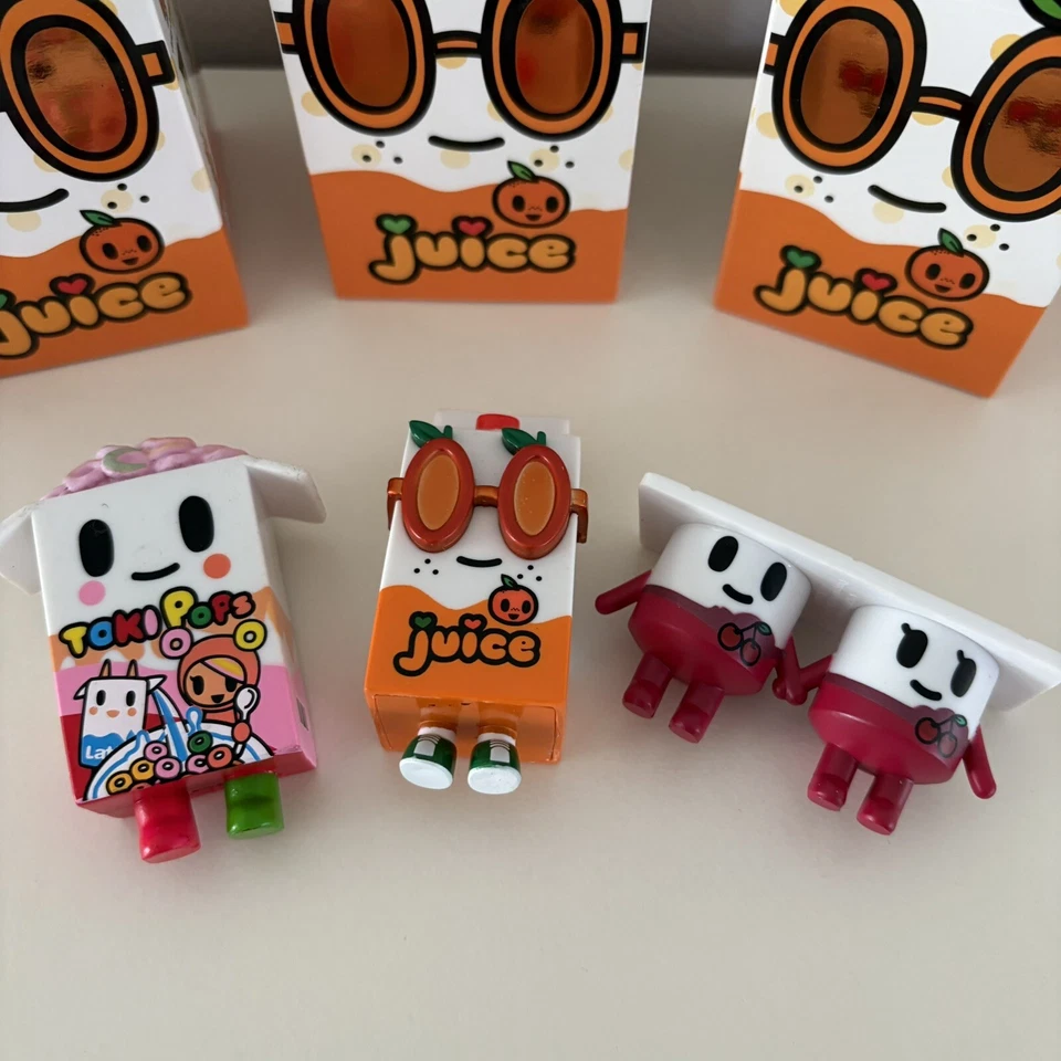 TOKIDOKI MOOFIA BREAKFAST BESTIES LOT OF 3-TOKIPOPS, JUICY JUICE, TWINSIES - Image 3 of 4