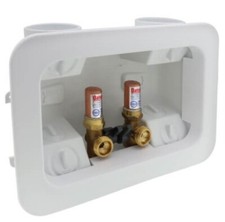 Oatey 2x4 Cooper Assembly Washing Machine Outlet Box W/ Water Hammer Arrestor