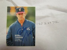 1987 Rockies Bobby Thigpen Signed Baseball Card 