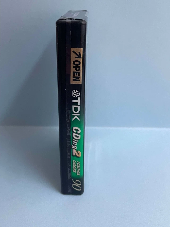 CASSETTE AUDIO VINTAGE VIERGE NEUVE SCELLÉE NEW TDK CDing 2 POSITION CHROME 90 - Photo 4/4