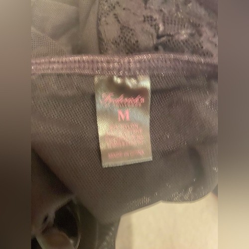 NWT Fredrick’s of Hollywood Stephanie Rose Lingerie Black w/Thong Size Medium - Picture 6 of 7