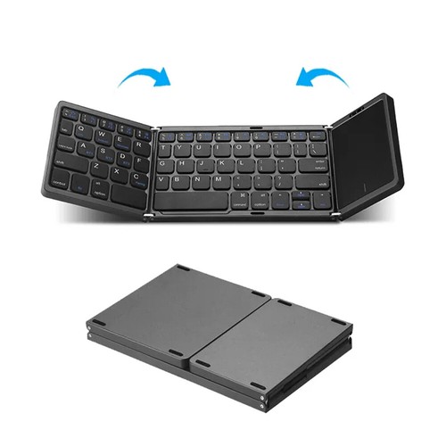 Foldable Mini Wireless Bluetooth Keyboard with Touchpad for celPhone/Tablet/iPad