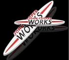 2pcs Car Sticker JCW Emblem Badge For Mini Cooper S John Cooper Works