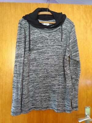 Herren Langarm Shirt Pulli Q/S Größe L Schwarz