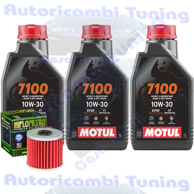 Inspektionskit Öl Motul 7100 10W30 Filter für Kawasaki KEF300 Lakota 2001>2003