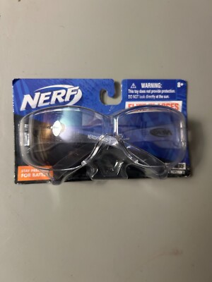 NERF Elite Glasses Goggles Clear Plastic Impact Resistant 8+ New Factory Sealed
