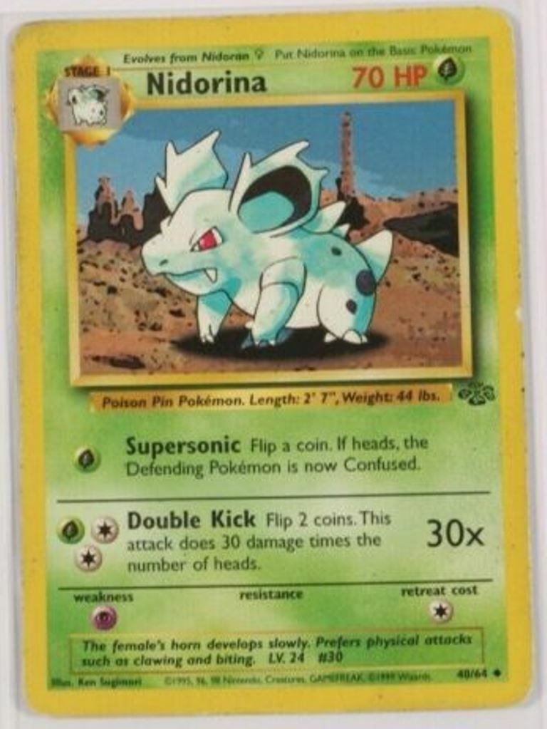 Pokemon JUNGLE Cards Holo Rare Official Trading SET Wizards of the