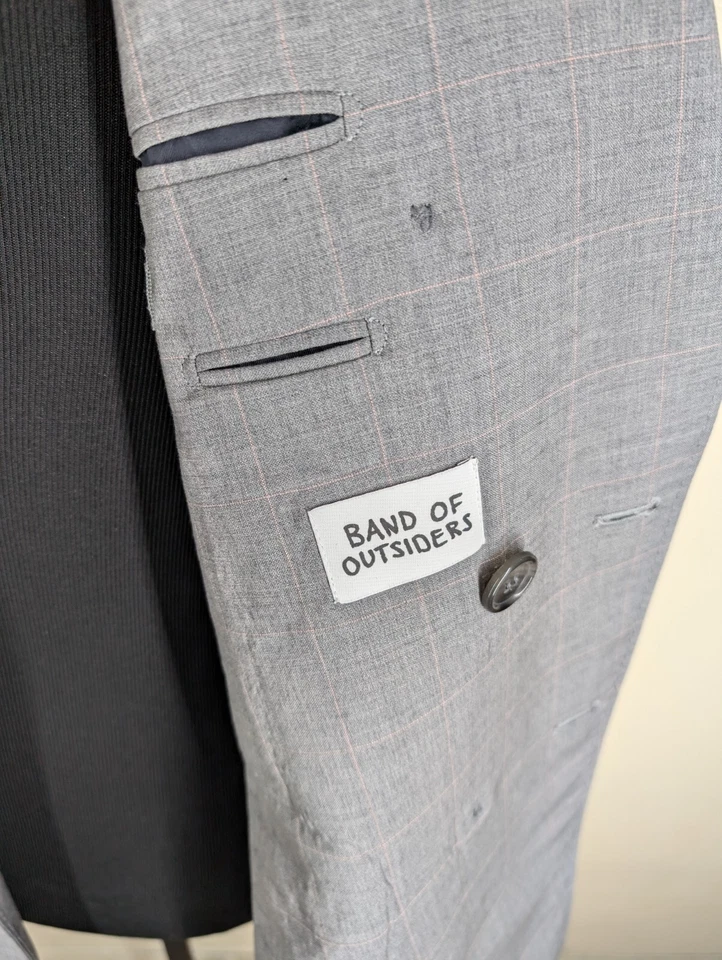 Blazer Band Of Outsiders feito na Itália peito duplo - Sem calças - EUA tamanho 38 Reg - Imagem 2 de 4