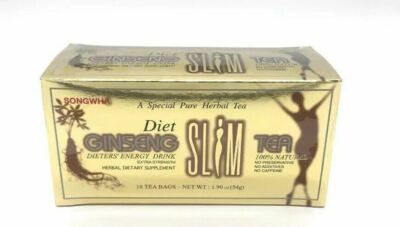 Diet Ginseng Slim Tea for Weight Loss, Extra Strength, 3g X 18bags (1.90 Oz)