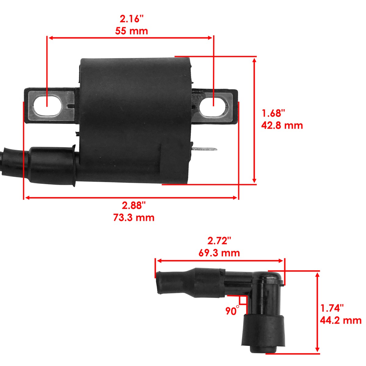 m 1981-1983 Honda XR200R XR250R XR500R Ignition Coil | Caltric