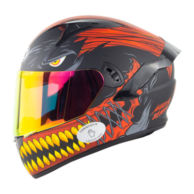 Flip Up Helmet Motorcycle Full Face Helmets Bluetooth Headset Built-In