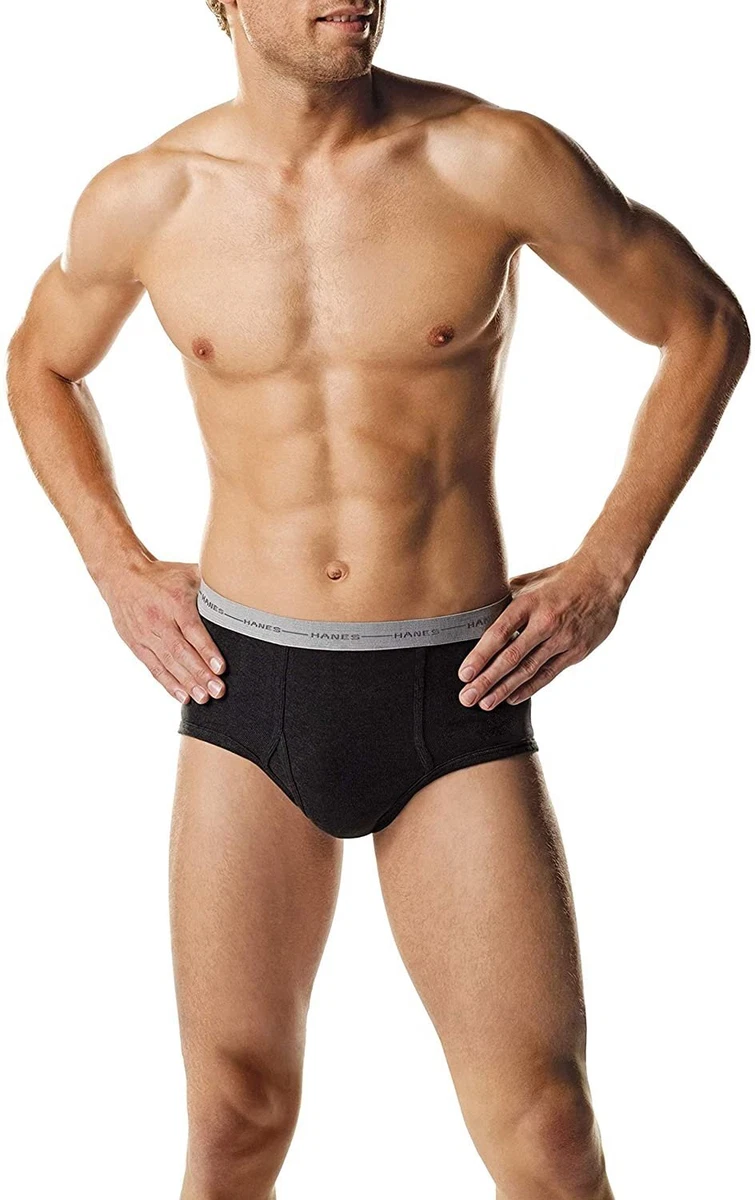 Hanes Men's Cotton Briefs S-3X Cool Dri Mid-Rise Sport Styling 5