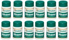 12 packs X Himalaya ABANA 60 Tabs Reduces Cholesterol | Free Shipping