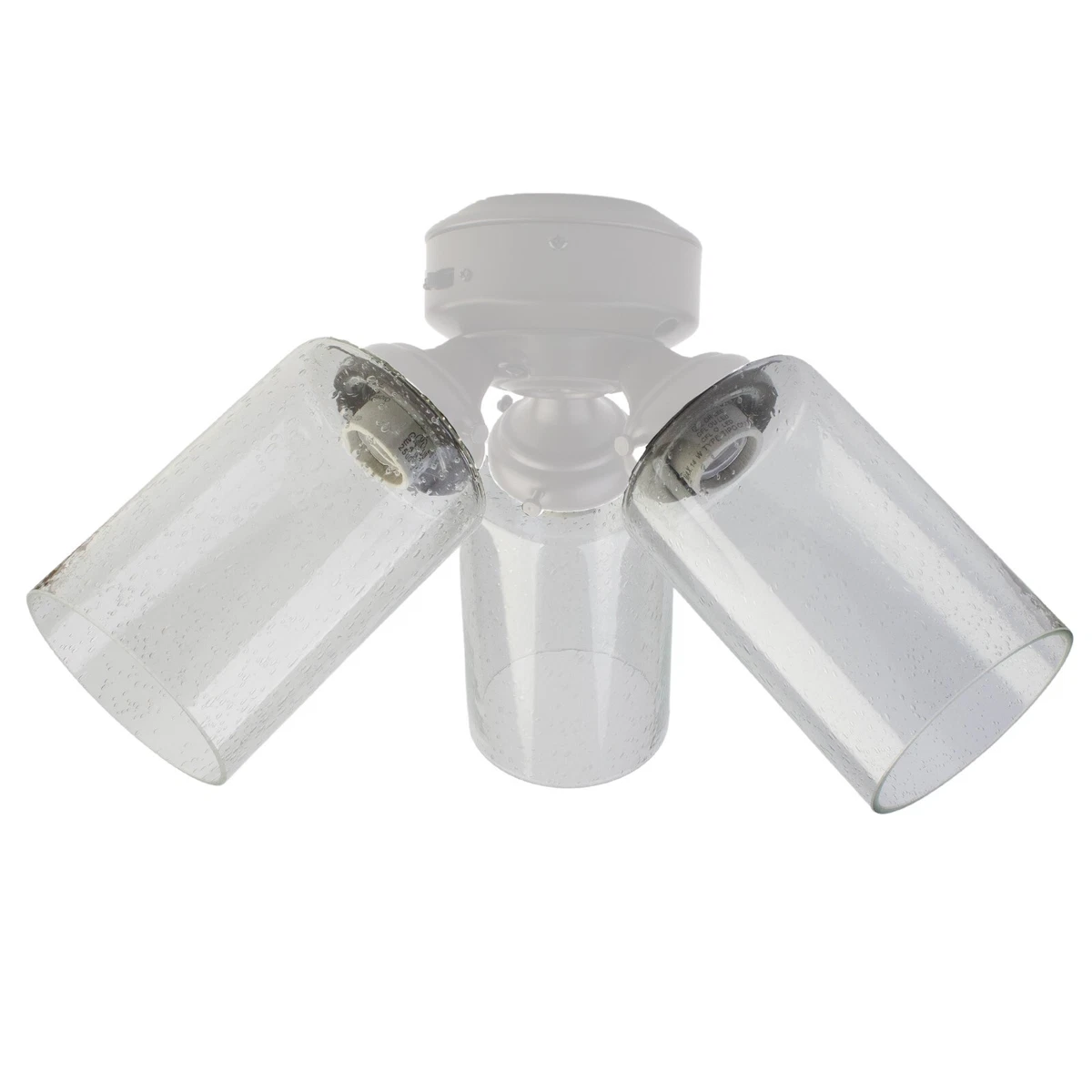 3 Glass Cylinder Bubble Shade For