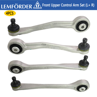 4pc Lemforder OEM Front Upper Control Arms Kit For Audi A6 A7 