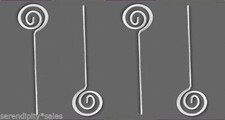 12 Silver Plated HeadPins Swirl Design Round Crop Circle 46mm long x 12mm 18 ga