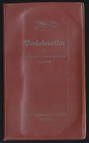 Verkehrsatlas der Deutschen Demokratischen Republik, 1959, 1. Aufl. - Afbeelding 1 van 2