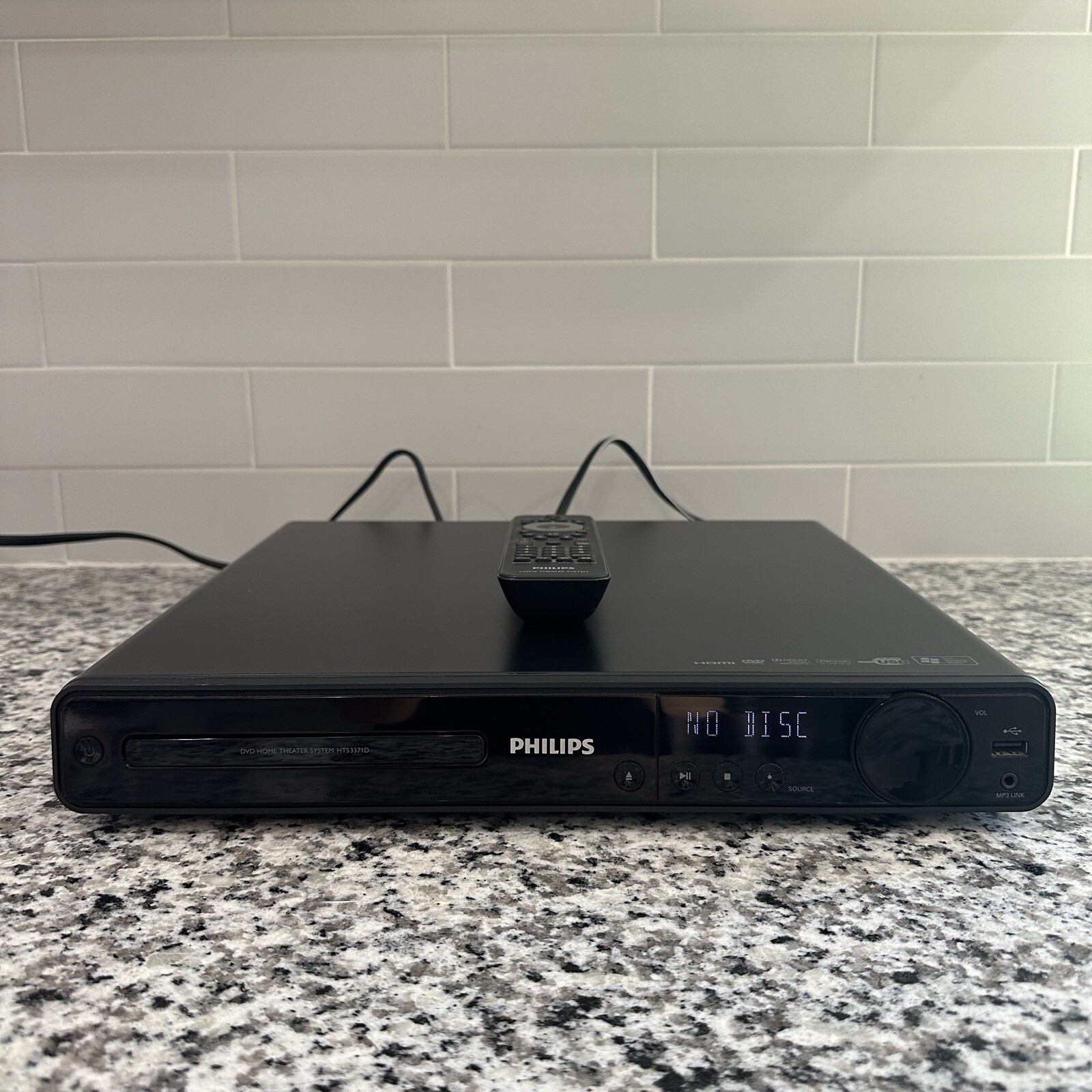 Philips HTS3371D 5.1 Home Theater System DVD CD Player Surround Sound W/ Remote eBay