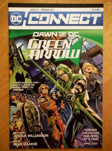 DC Connect #33 (February 2023) “Dawn of”—Green Arrow—Sandman Universe—Shazam