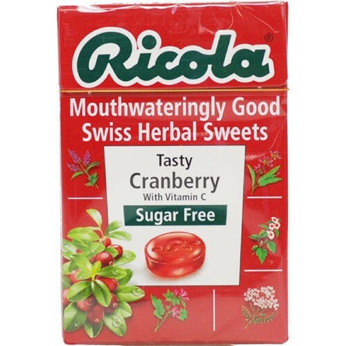 Ricola Cranberry Sugar Free Swiss Herb Drops 45G - Image 3