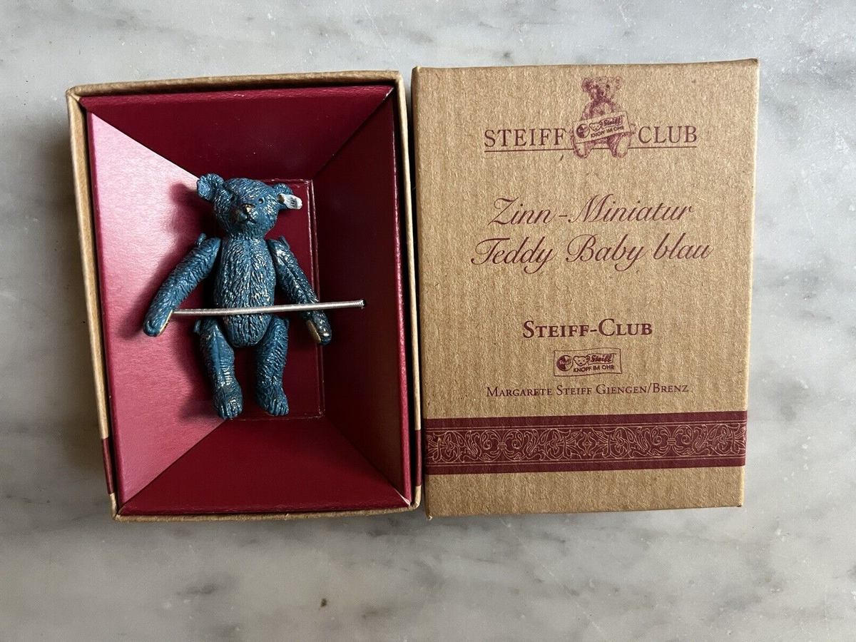 Vintage RARE EU Steiff Club HANTEL Pewter Metal Zinn Vintage RARE EU Steiff Club HANTEL Pewter Metal Zinn