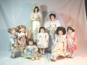 hermosas muñecas de porcelana